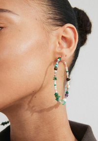 Pilgrim FORCE MEGA HOOP EARRINGS - Auskarai - silver-coloured