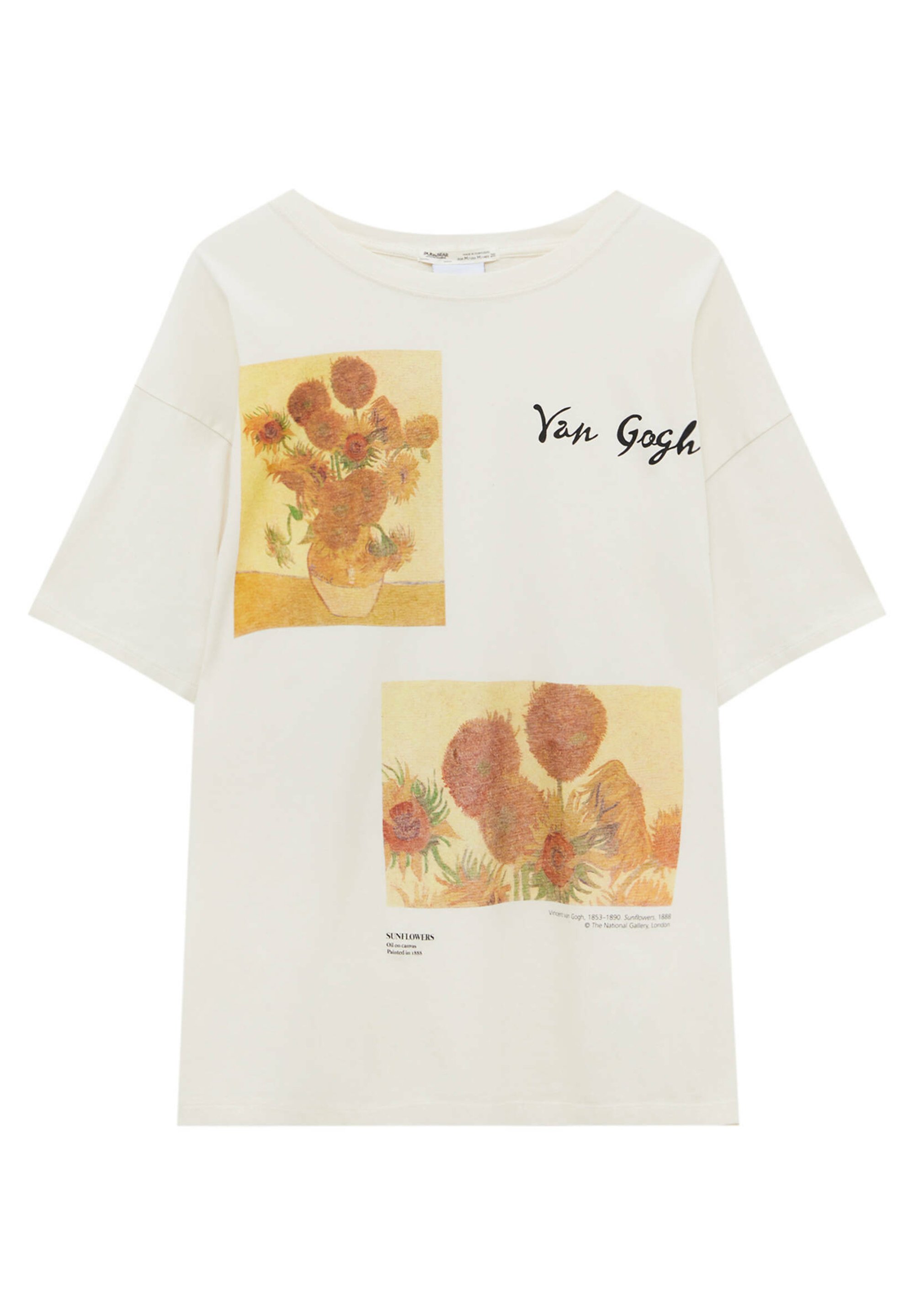 pull and bear t shirt van gogh