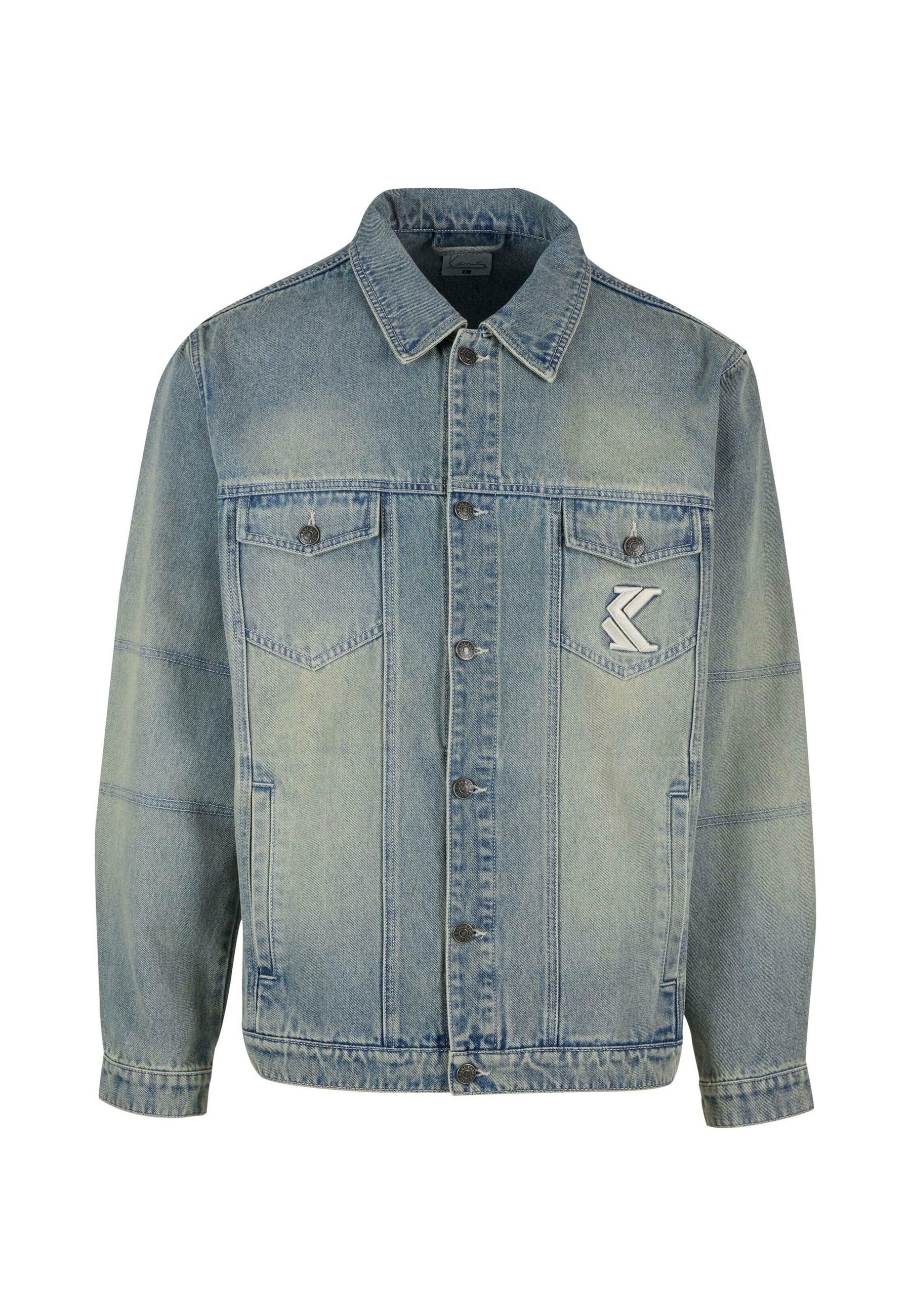 KARL KANI◆OG Denim Trucker Jacket [light dirty blue] Karl Kani OGDENIM TRUCKER - Denim jacket - light dirty blue