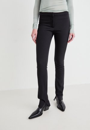 DESSA SLIM TROUSERS - Housut - black