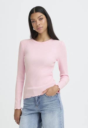 SINNE  - Tops ar garām piedurknēm - parfait pink