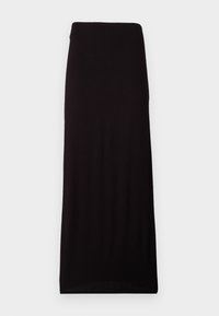 SOFT TOUCH MAXI SKIRT - Jupe longue - black