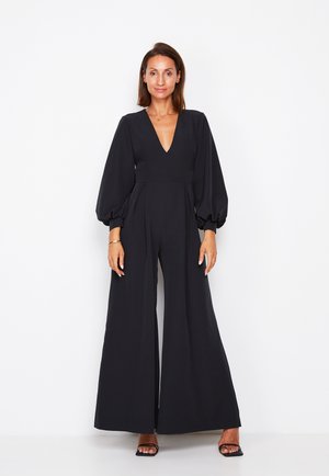 PLUNGE LONG SLEEVE - Overall / Jumpsuit /Buksedragter - black