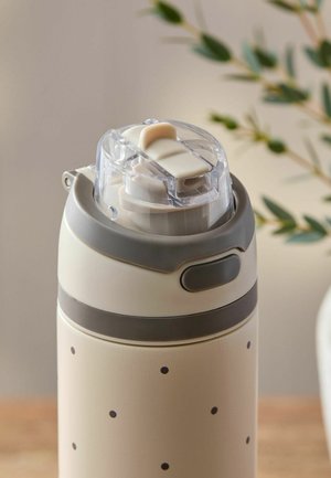 Next, 700ML POLKA DOT SIP OR SWIG WATER BOTTLE UNISEX - Fľaša na nápoje - cream