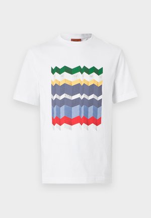 EXCLUSIVE SHORT SLEEVE - Potiskana majica - white/multi-coloured