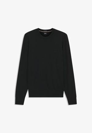 BOSS, H-LENO-L - Strickpullover - black