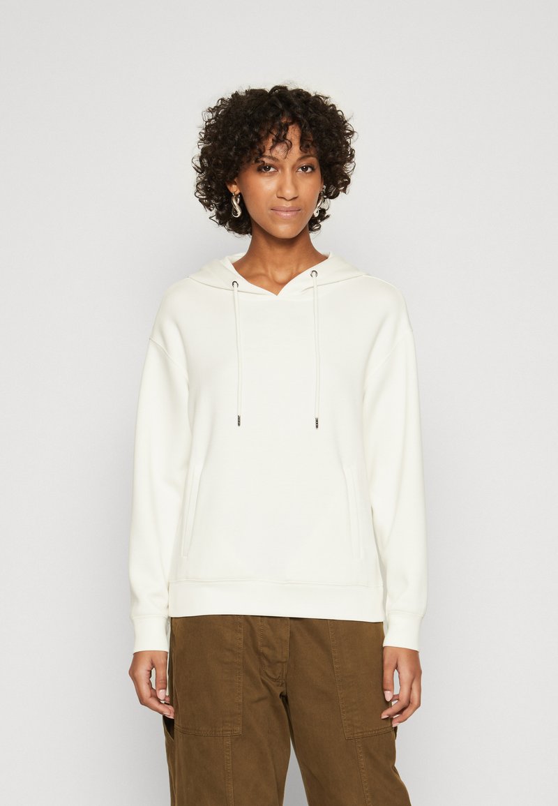MSCH Copenhagen LOGO HOOD - Sweatshirt - egret/hvid - Zalando.dk