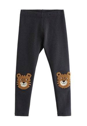 WITH BRUSHED INSIDE - Leggings - Byxor - black