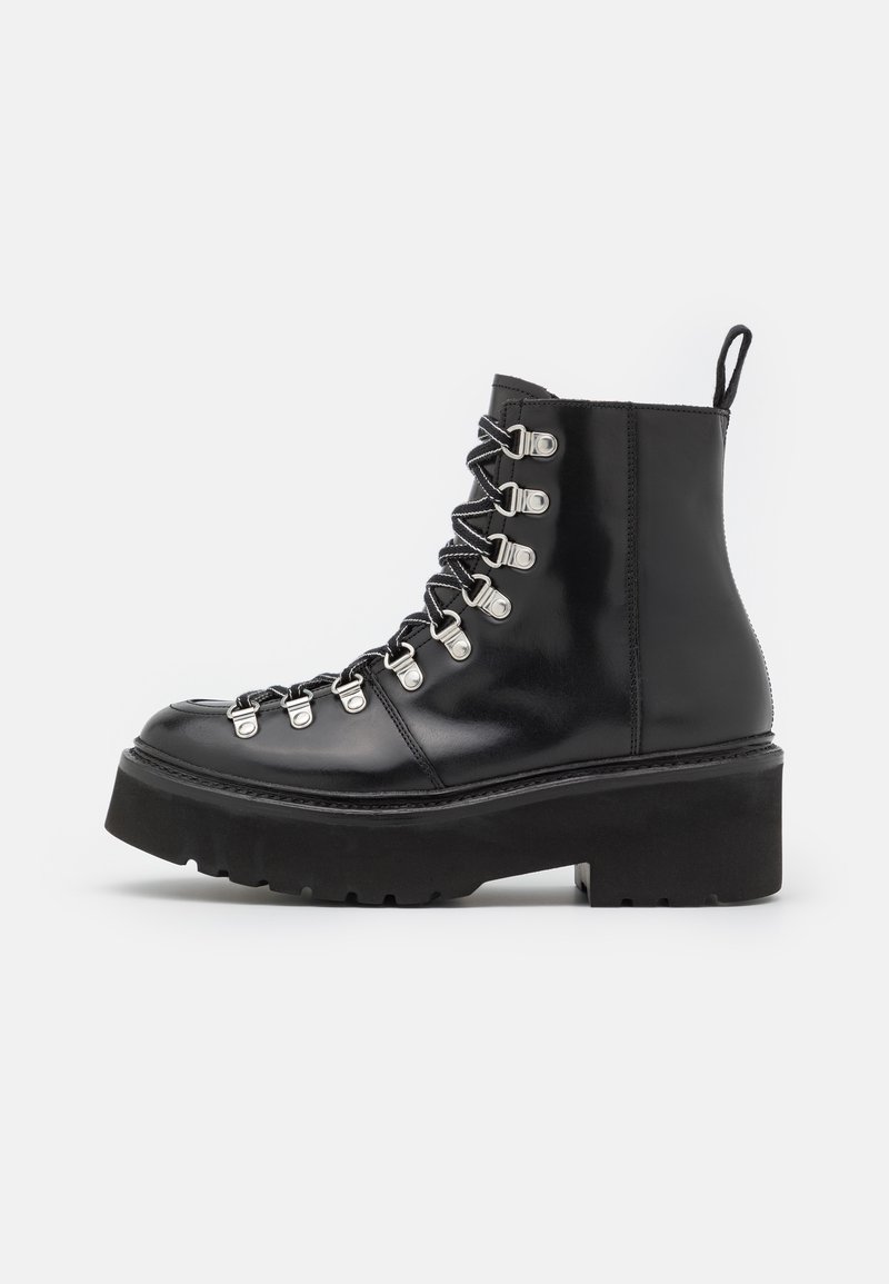 Damen Sneaker | Grenson NANETTE PLATFORM Plateaustiefelette black colorado/schwarz - ZA08335 Damen Sneaker | Grenson NANETTE PLATFORM Plateaustiefelette black colorado/schwarz - ZA08335