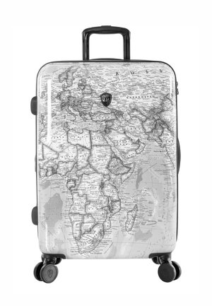 Maleta de cabina - black-white world map