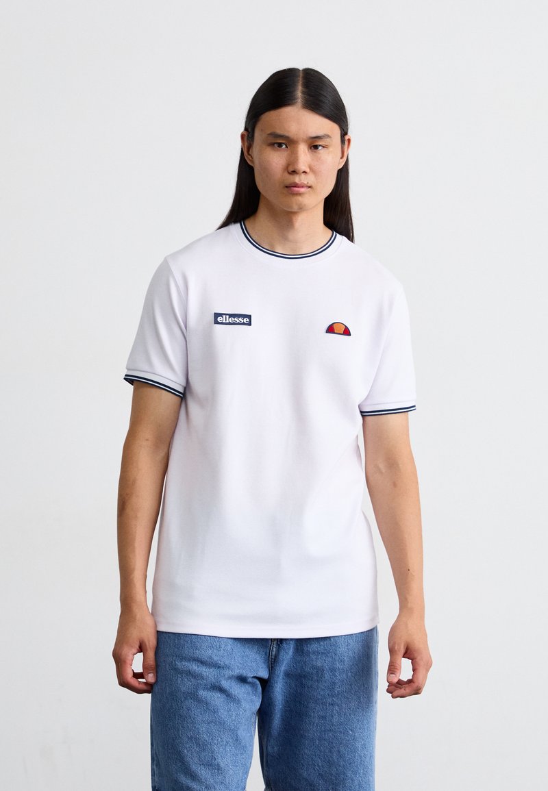 Ellesse BELVIDER TEE - T-shirts print - white