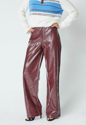 POSY - Auduma bikses - winered