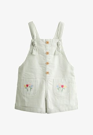 REGULAR FIT - FLORAL EMBROIDERED STRIPE - Kombinezonas su petnešomis - green