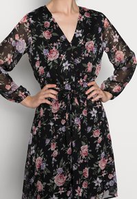 ONLY ONLCERA 3/4 SHORT WVN - Vestido camiseiro - black/selma