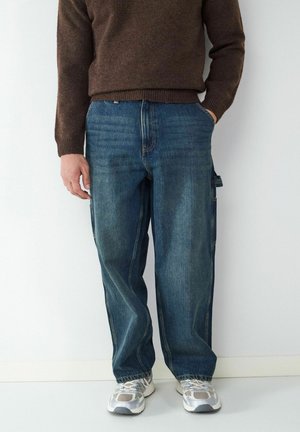 Balmohk CARGOJEANS - Carpenter-jeans - vintage dark blue denim