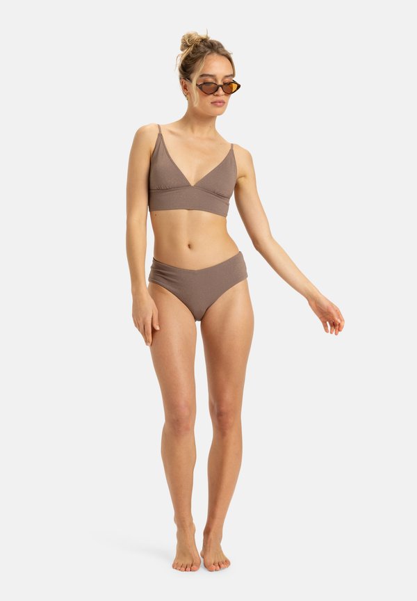 LASCA TANK - Bikini top - deep taupe3