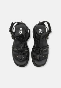Koi Footwear THE DIVINE DESTRUCTION SPIKED CHUNKY  - Sandali con plateau - black