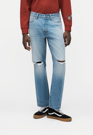 Džínsy široké - blue