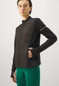 ONLY Play ONPTRACK WARM - Sudadera con cremallera - black