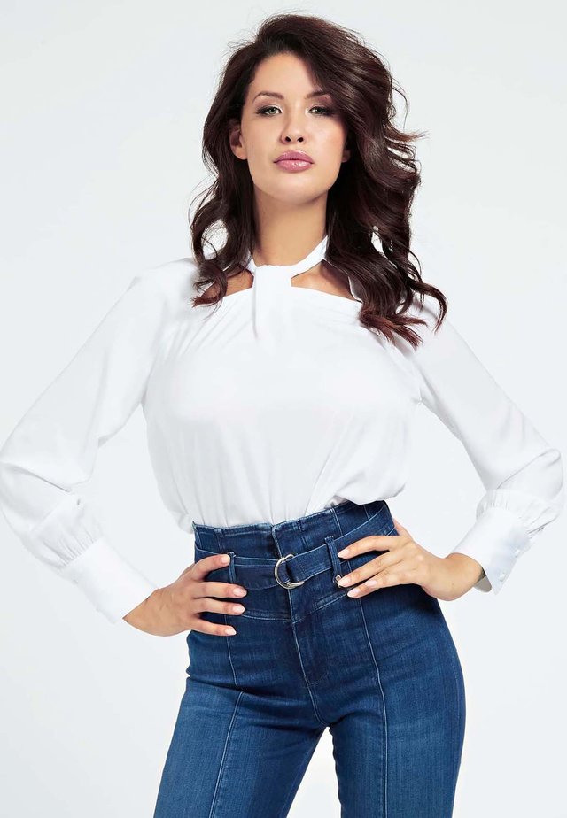 DRAPÉE - Blouse - blanc