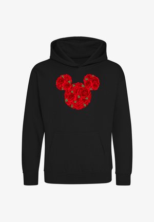 Disney MICKEY CLASSIC VALENTINE S DAY MOUSE ROSES - Kapuzenpullover - black