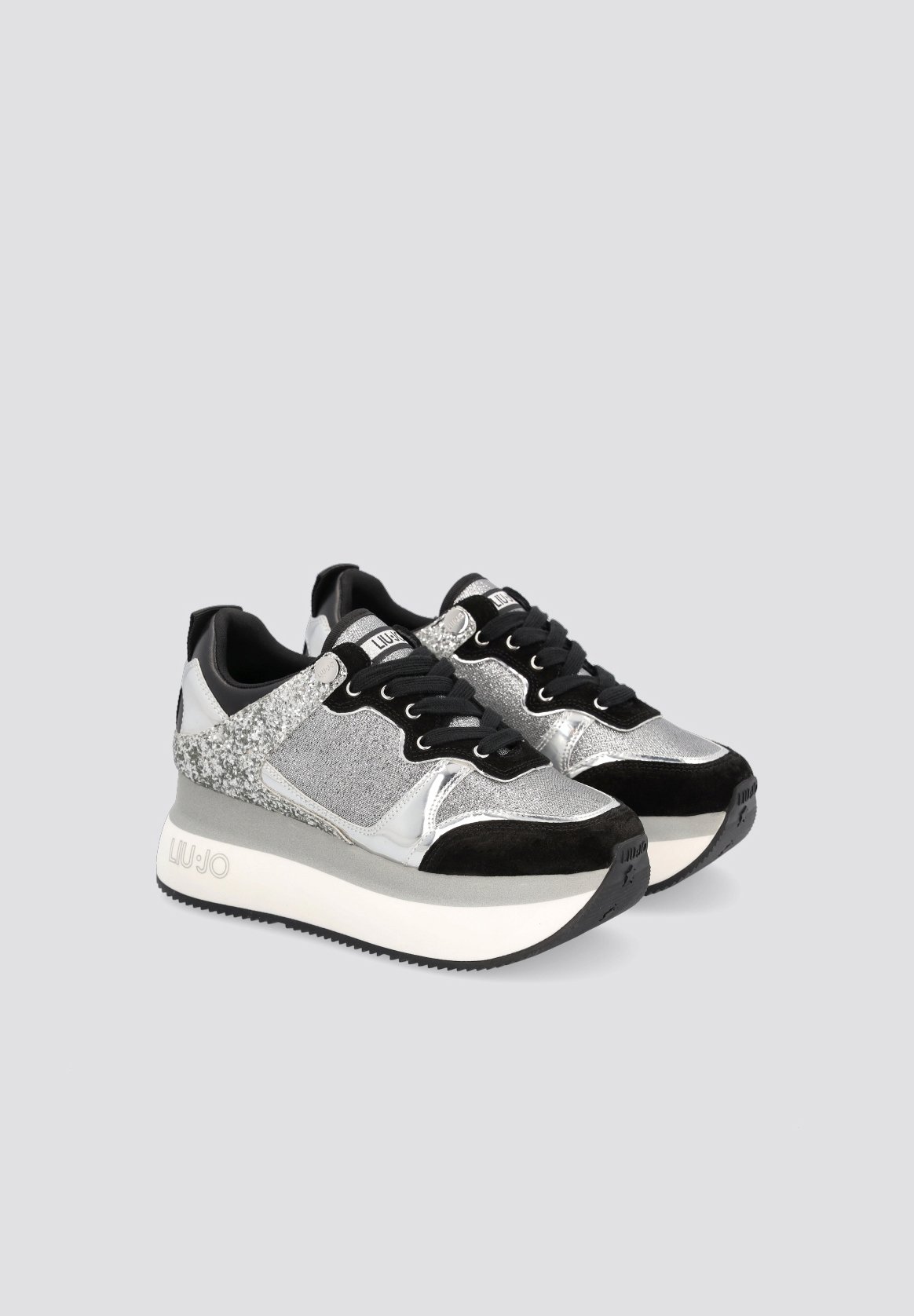 LIU JO Sneakers laag - purple/silver/zilverkleurig - Zalando.nl