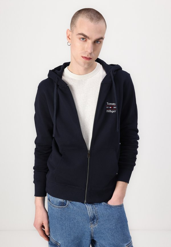 STACK HOODY - Zip-up sweatshirt - desert sky3