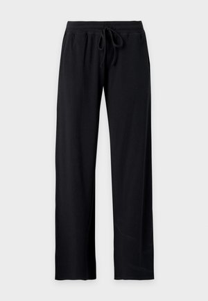 Hollister Co., WIDE LEG PANT - Nattøj bukser - black