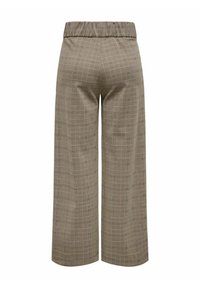 JDY JDYGEGGO MIA LONG CHECK PANT - Stoffhose - walnut