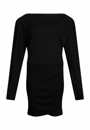 LIU JO DRAPED  - Trikotāžas kleita - black