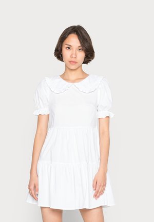 BABYDOLL DRESS - Cocktailkjole - white