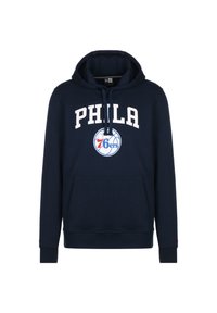 New Era NBA TEAM LOGO PHILADELPHIA 76ERS KAPUZENPULLOVER HERREN - Jersey con capucha - blue