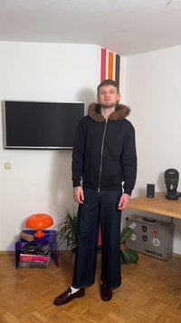 YOURTURN UNISEX - Zip-up sweatshirt - black