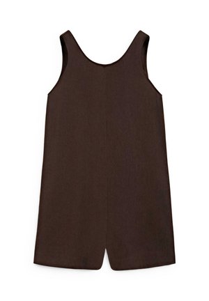 Massimo Dutti, Jumpsuit - mottled dark brown