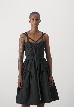 FLASH DANCE ABITO CON STRINGHE - Day dress - black