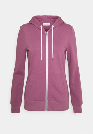 Mikina na zip - purple