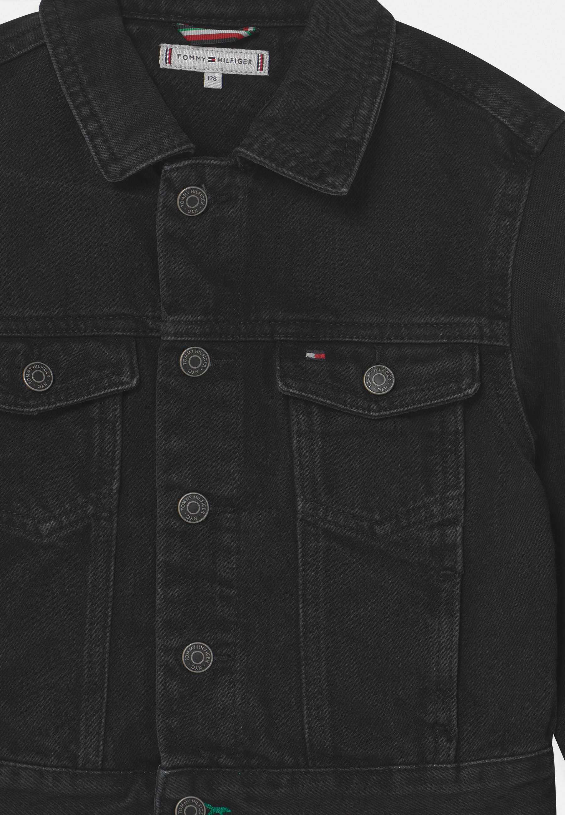 Tommy Hilfiger CROPPED TRUCKER - Denim 