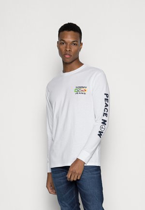 MONO POSITIVITY TEE - Top s dlouhým rukávem - white