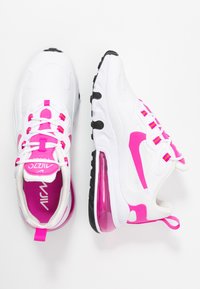 Nike Sportswear Air Max 270 React Joggesko White Fire Pink Team Orange Black Hvit Zalando No
