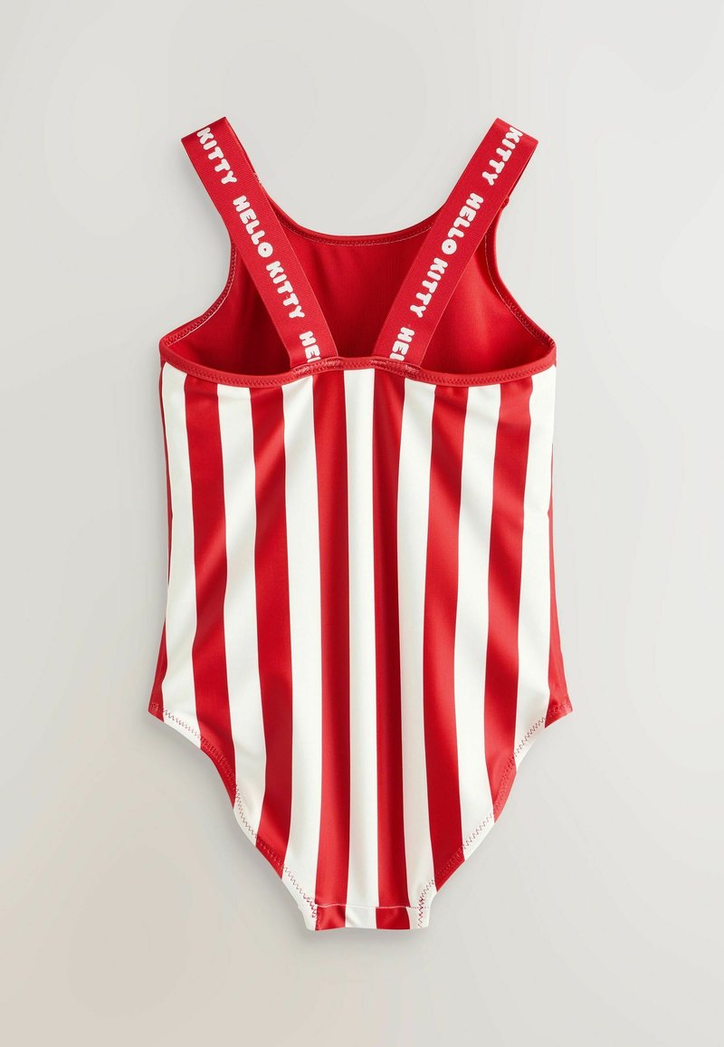 Next REGULAR FIT - HELLO KITTY - Maillot de bain - red ecru stripe/rouge - ZALANDO