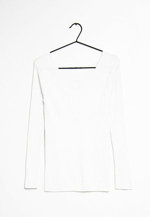 Mango Langærmet T-shirt - white
