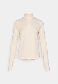 TRAIL MIDLAYER - Top dugih rukava - pearl white/summit white