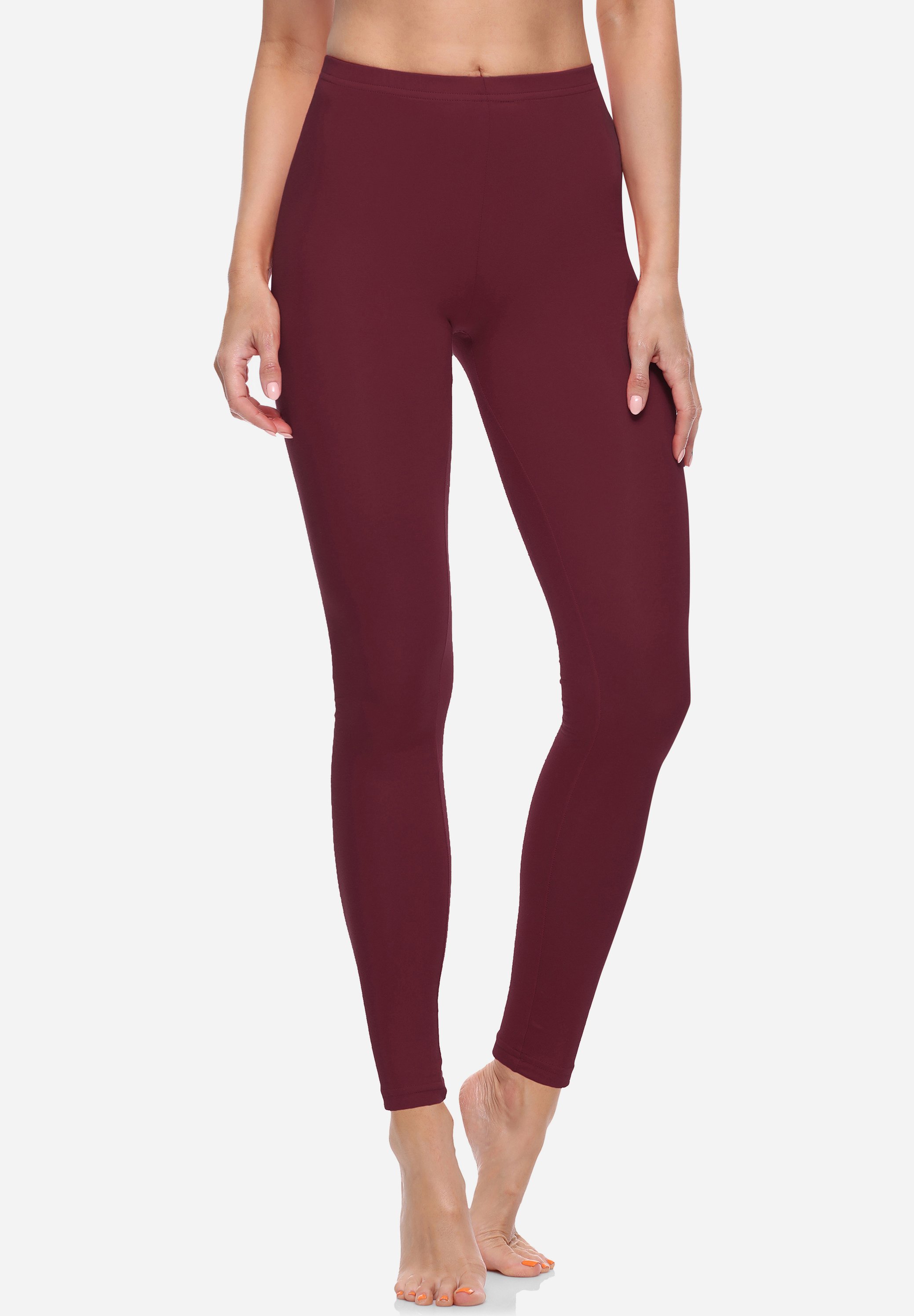 Bellivalini Leggings - wine/burdeos - Zalando.es