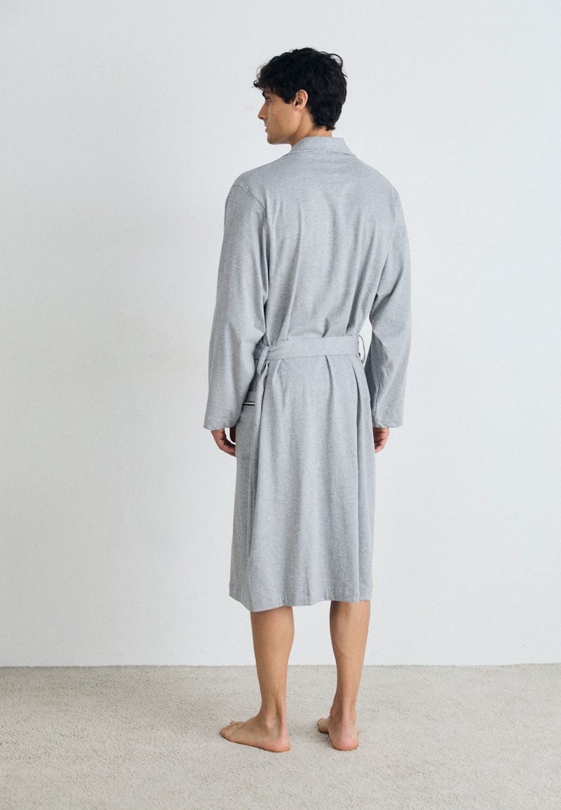 slim fit dress slacks Men's Dressing Gown Duke Cashmere Charcoal main image 1