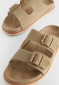 Next BUCKLE  - Slip-on sandaler - taupe brown