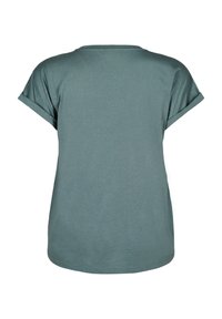 Zizzi KURZÄRMLIGES - T-shirt basic - balsam green
