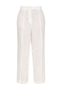 REGULAR WEITEM BEIN - Trousers - weiß
