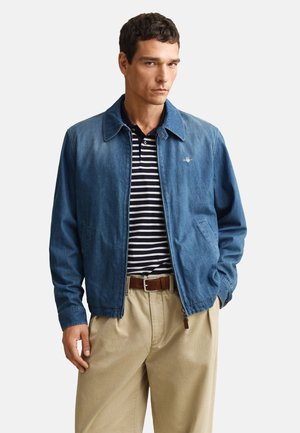 GANT WINDCHEATER JACKET - Τζιν μπουφάν - semi light blue