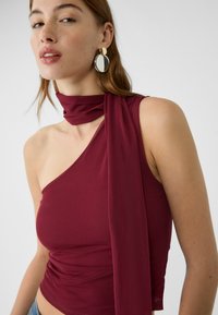Stradivarius ASYMMETRIC - Blus - bordeaux