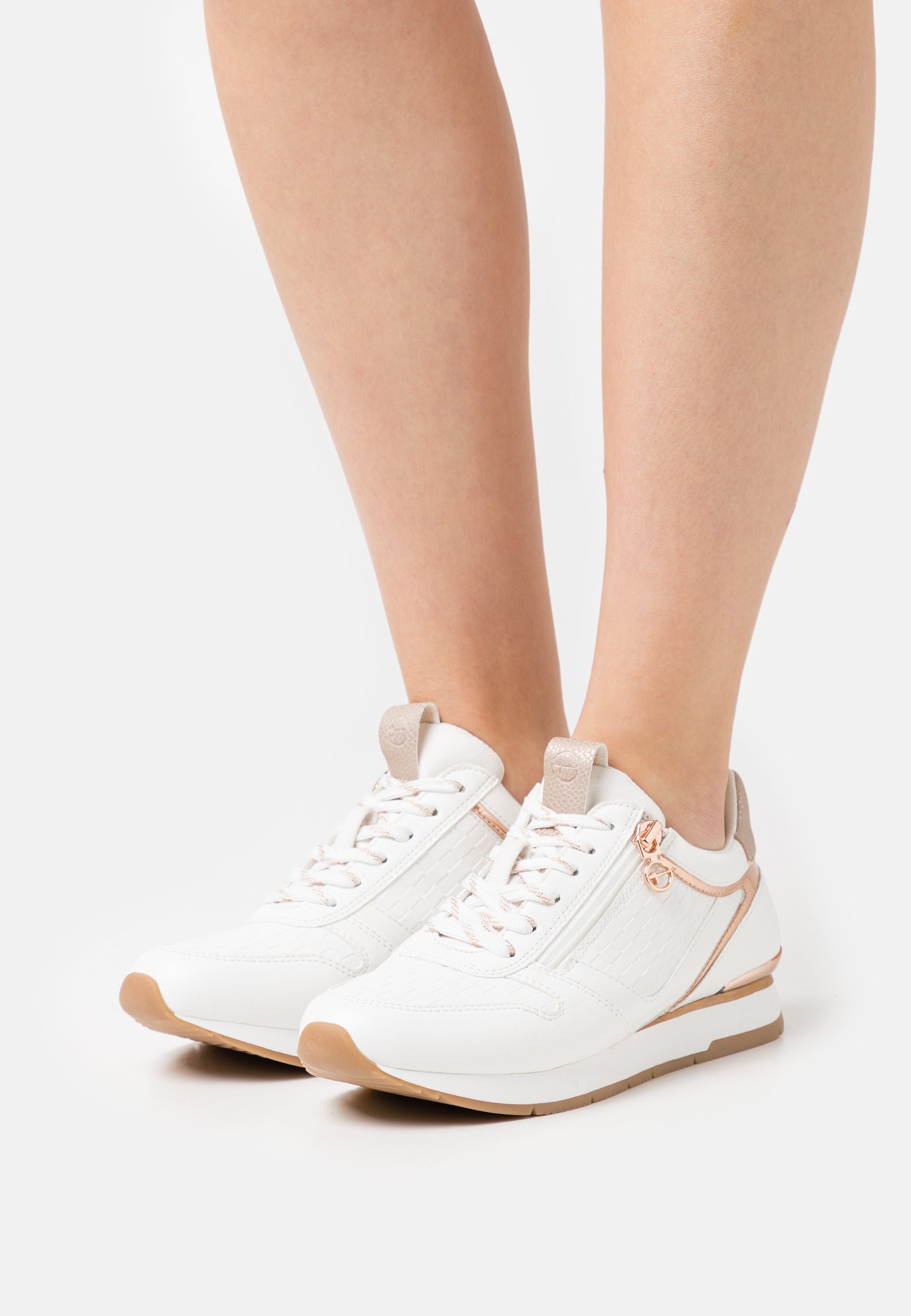 Tamaris Sneakers laag - white/rose gold 